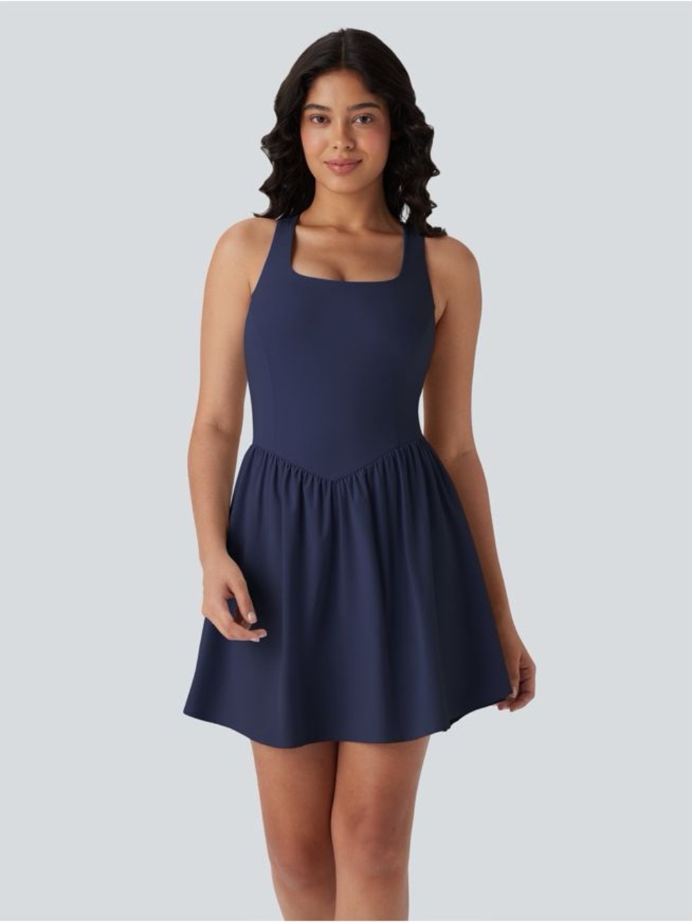 🤾‍♀️ HALARA Breezeful Corset 2-in-1 Active Dress Navy XL NWOT